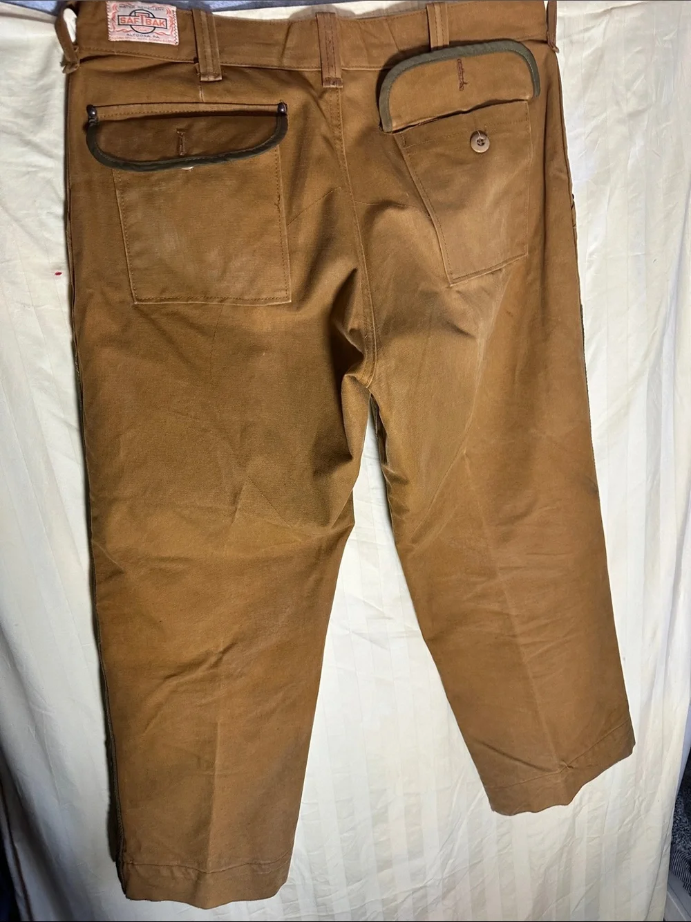 Men's Two-Tone Brown/Olive Reinforced Chinos